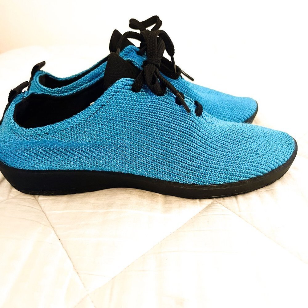 New Arcopedico LS Turquoise Knit Travel Walking Shocks Sneakers Size10 EU41 - Picture 6 of 11